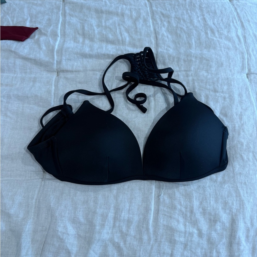 Black Women's swim top